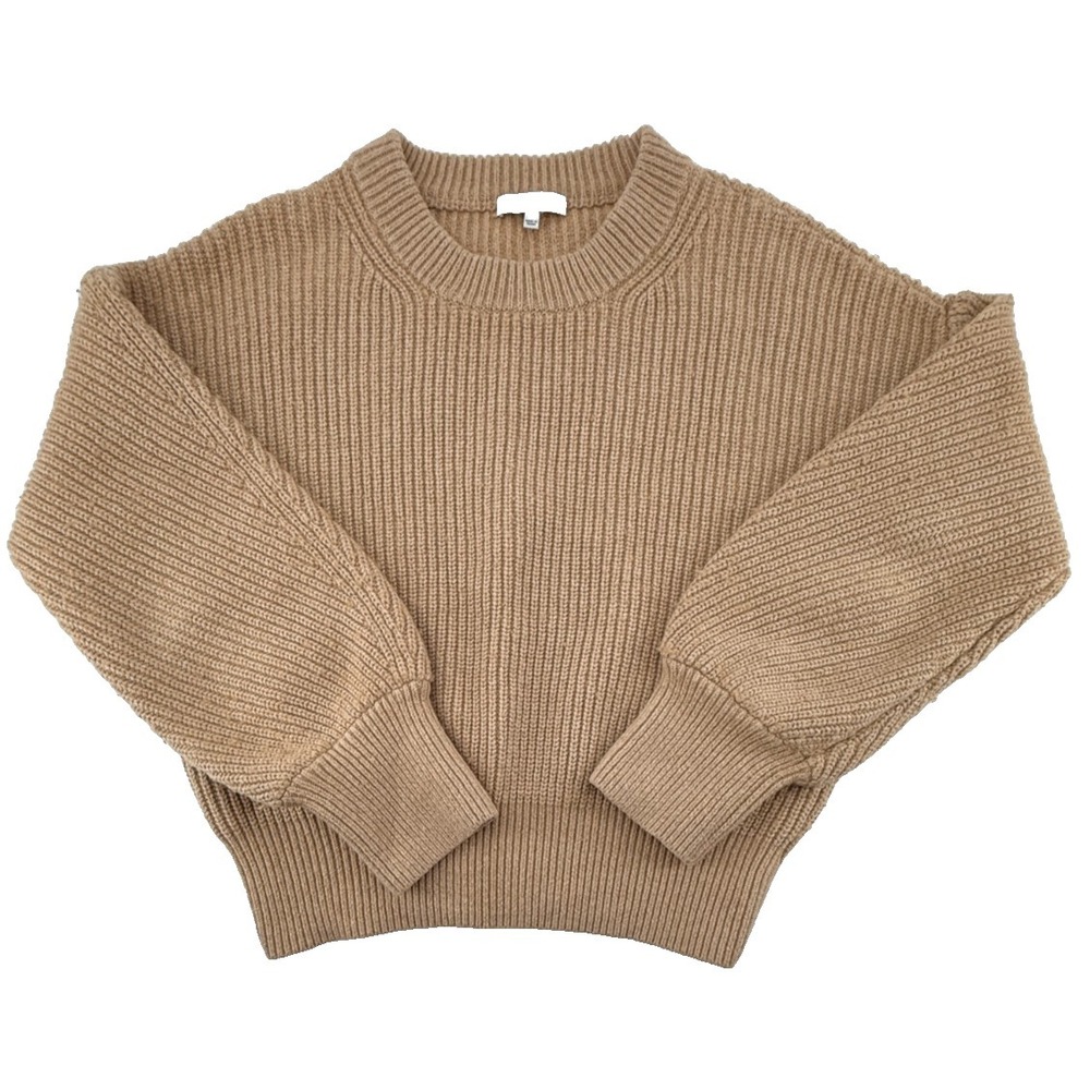 Madewell Chunky Knit Sweater Womens XL Tax Cotton Crewneck Pullover